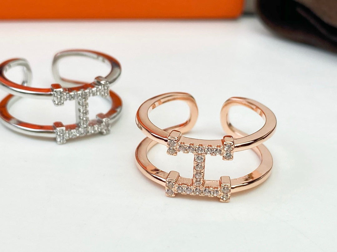 18K Ever Chaine D'ancre Hermes Ring