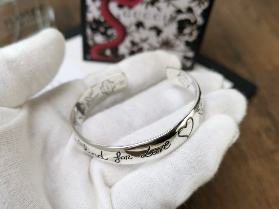Double Gucci Blind For Love Bracelet
