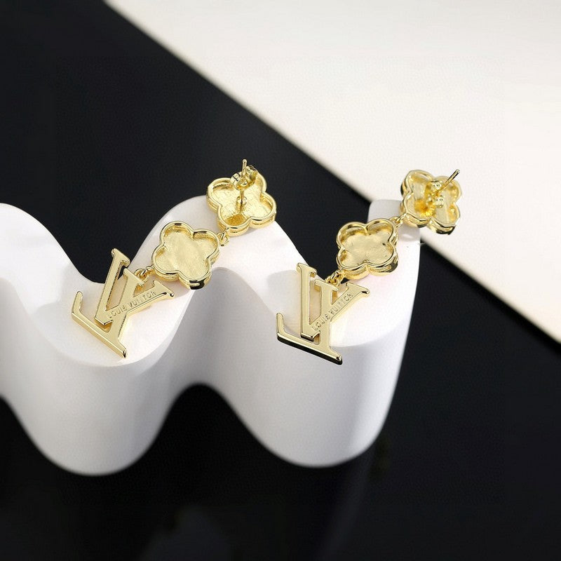 18K Louis Vuitton Iconic Pink Crystal Earrings
