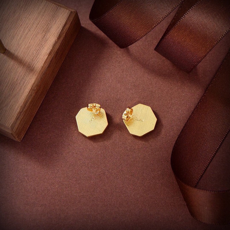18K YSL Gold Earrings