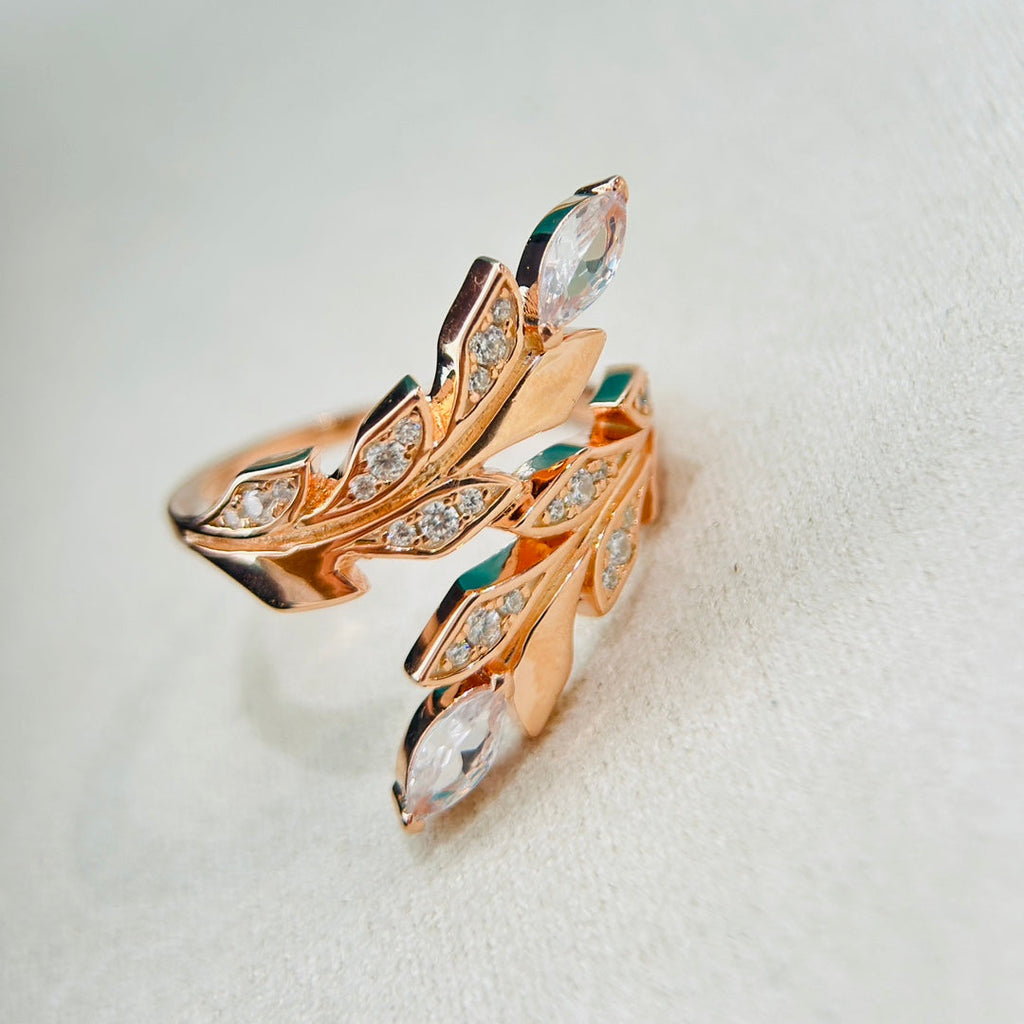 18K Tiffany Victoria Vine Bypass Ring