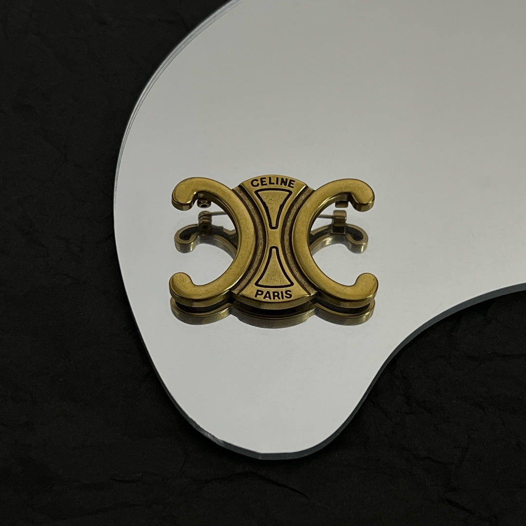 18K Celine Vintage Brooch
