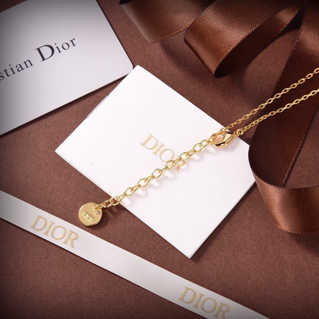 18K Petit Dior Pearl Necklace