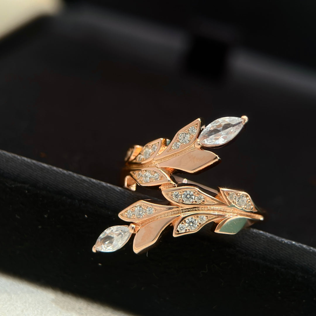 18K Tiffany Victoria Vine Bypass Ring