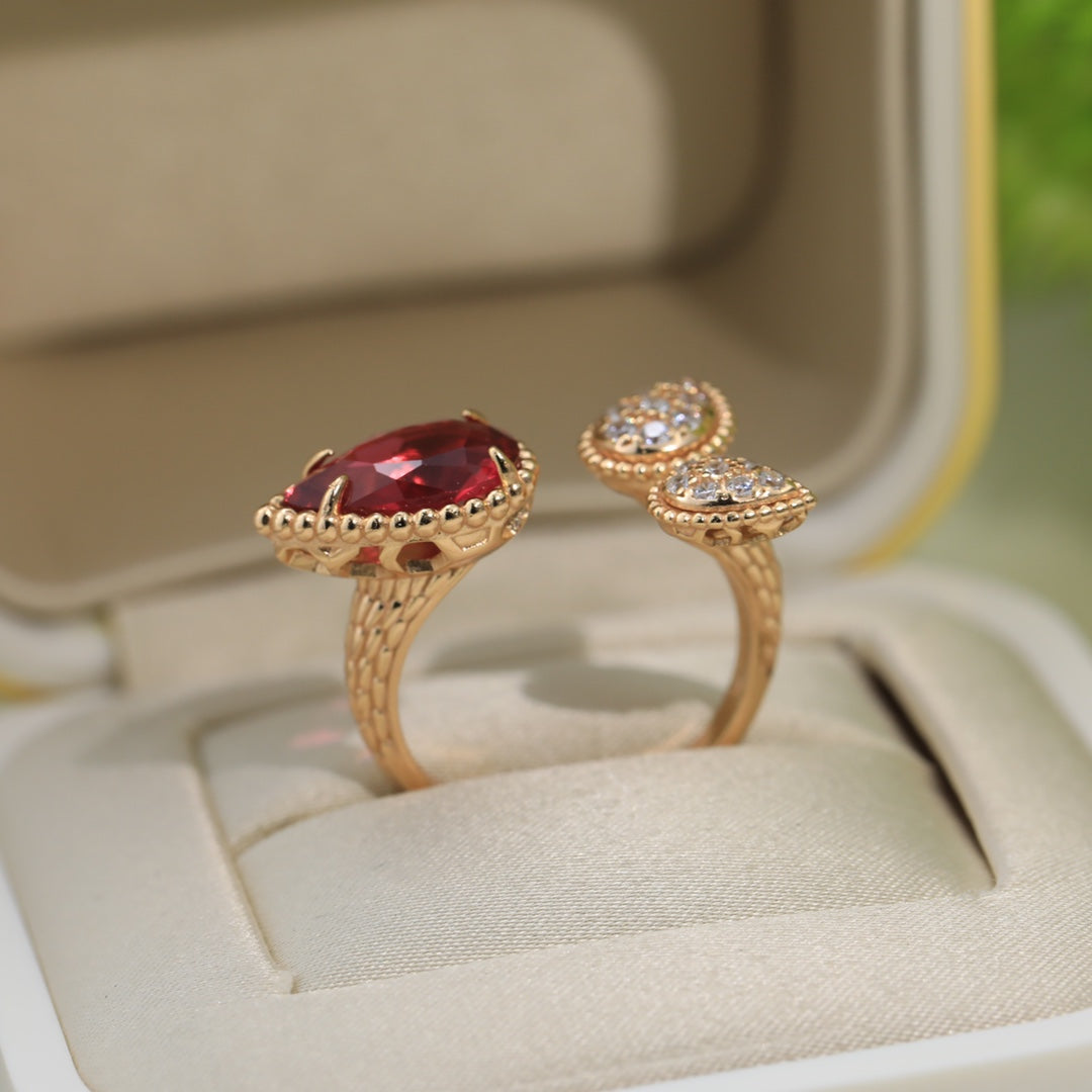 18K Serpent Boh¨¨me Diamonds Ring